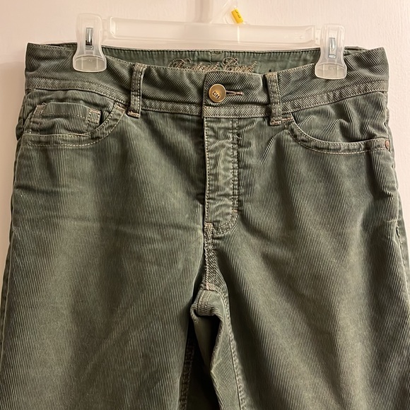 Green Boot Cord Pants - Picture 2 of 6